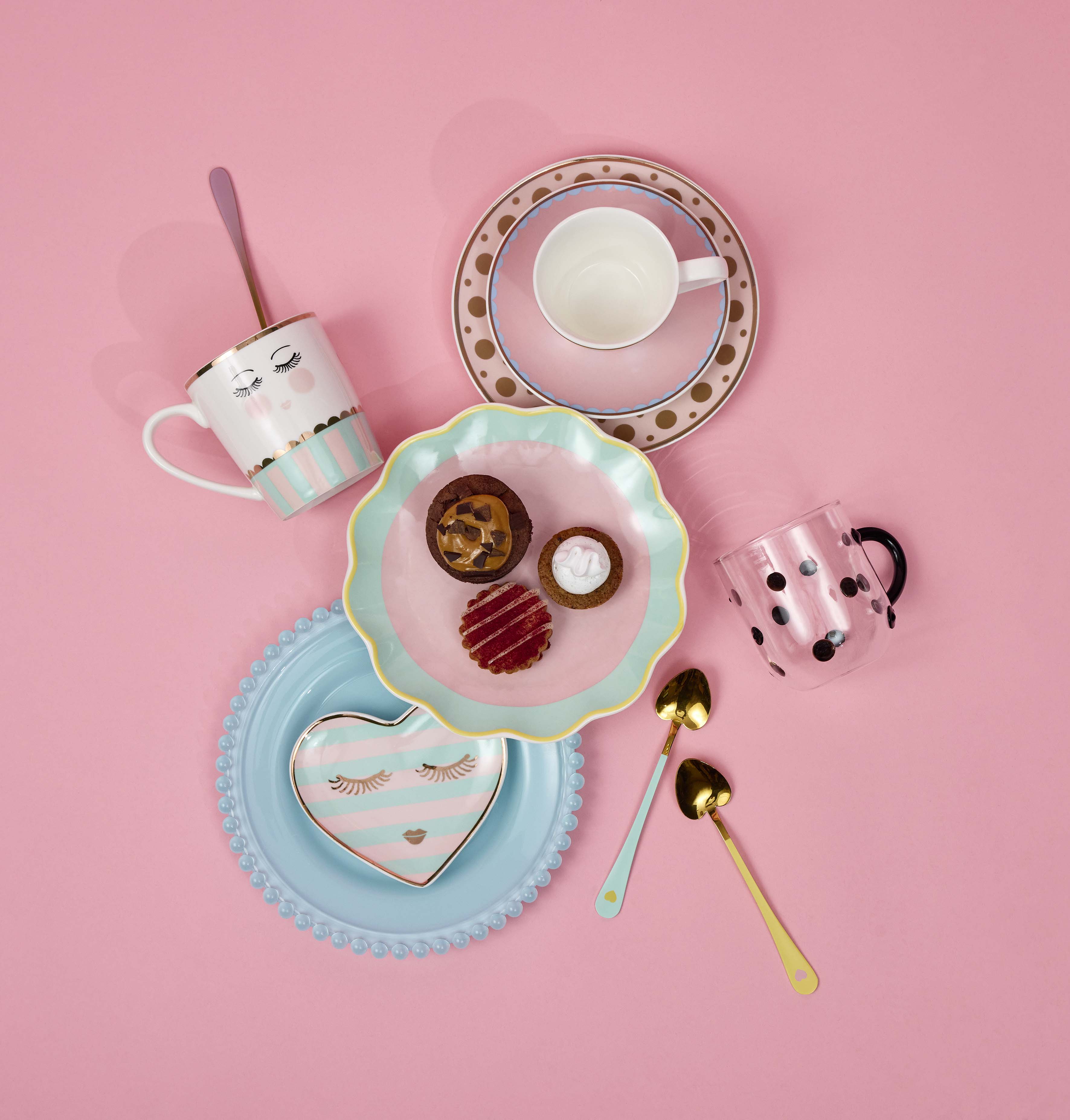 Heart teaspoon set - 4 stk.